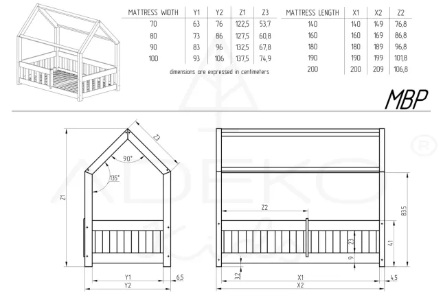 Cabin bed MBP