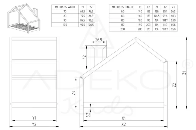 Cabin bed DMS