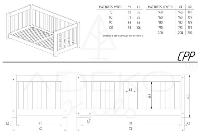 Single bed CPP