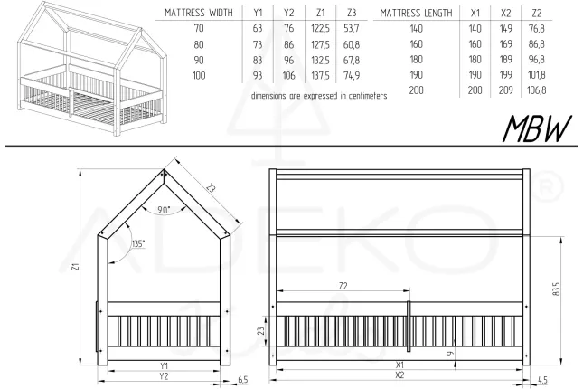 MBW house bed available immediately