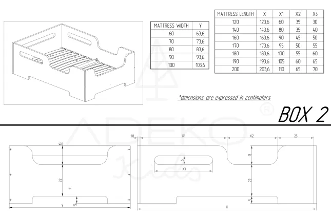 Single bed BOX 2