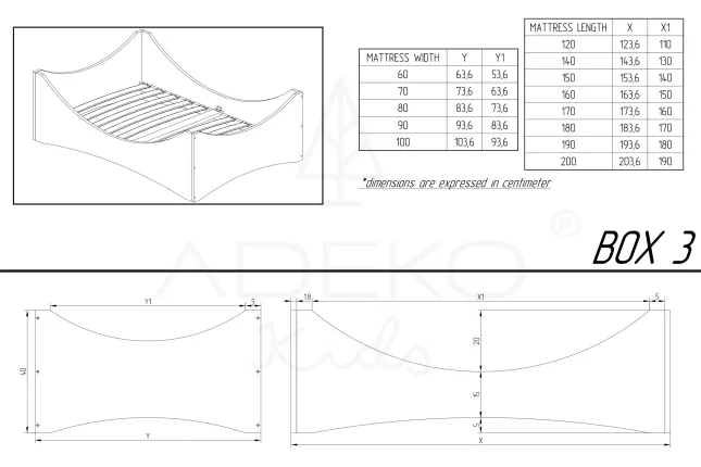 Simple bed BOX 3