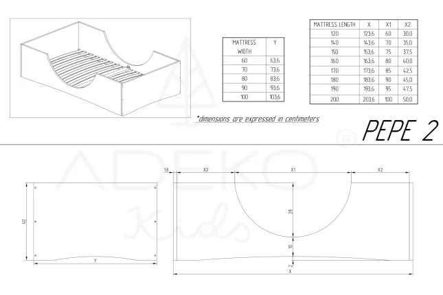 Single bed PEPE 2