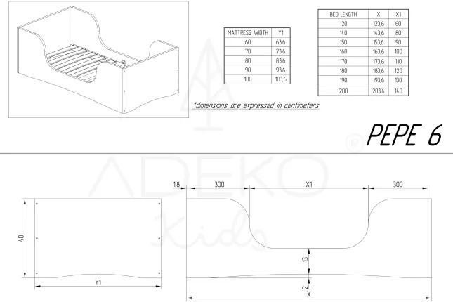 Single bed PEPE 6