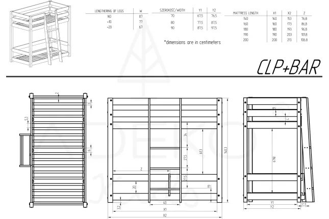 Bunk bed CLP