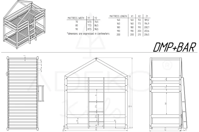 Bunk bed DMP