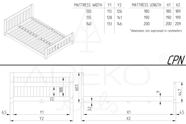 Single bed CPN