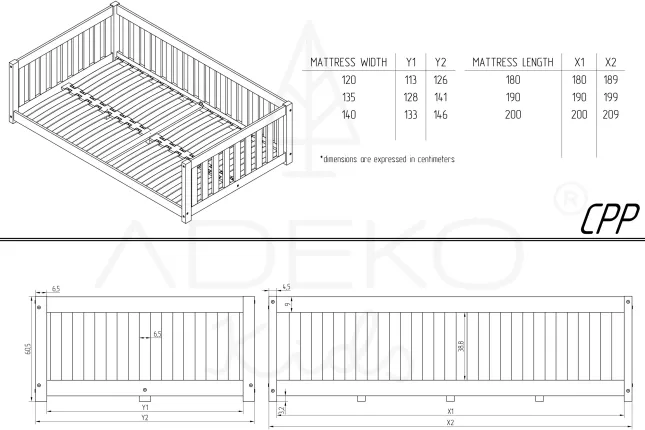 Single bed CPP